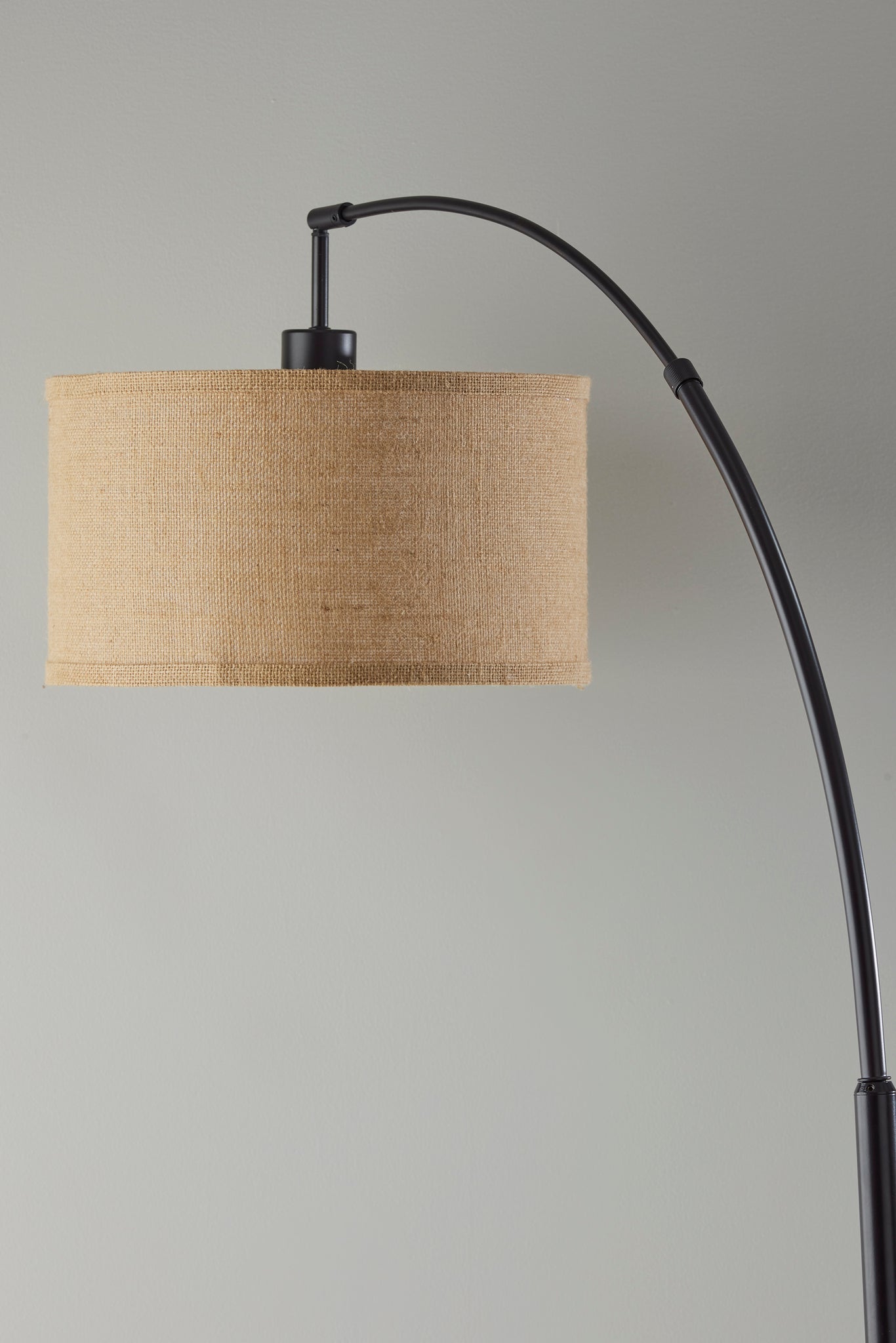 Burlap Arc Lamp