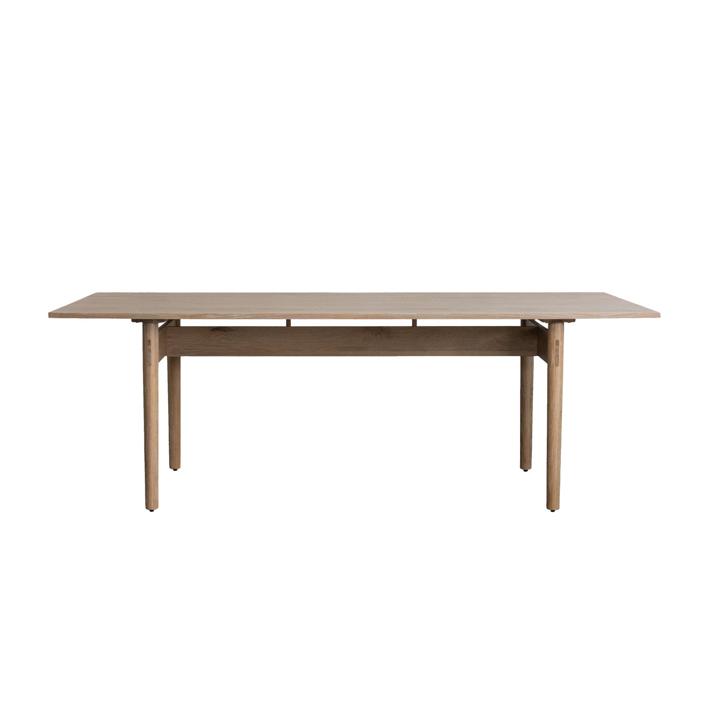 Dining Table Oak Wood Veneer on MDF Natural