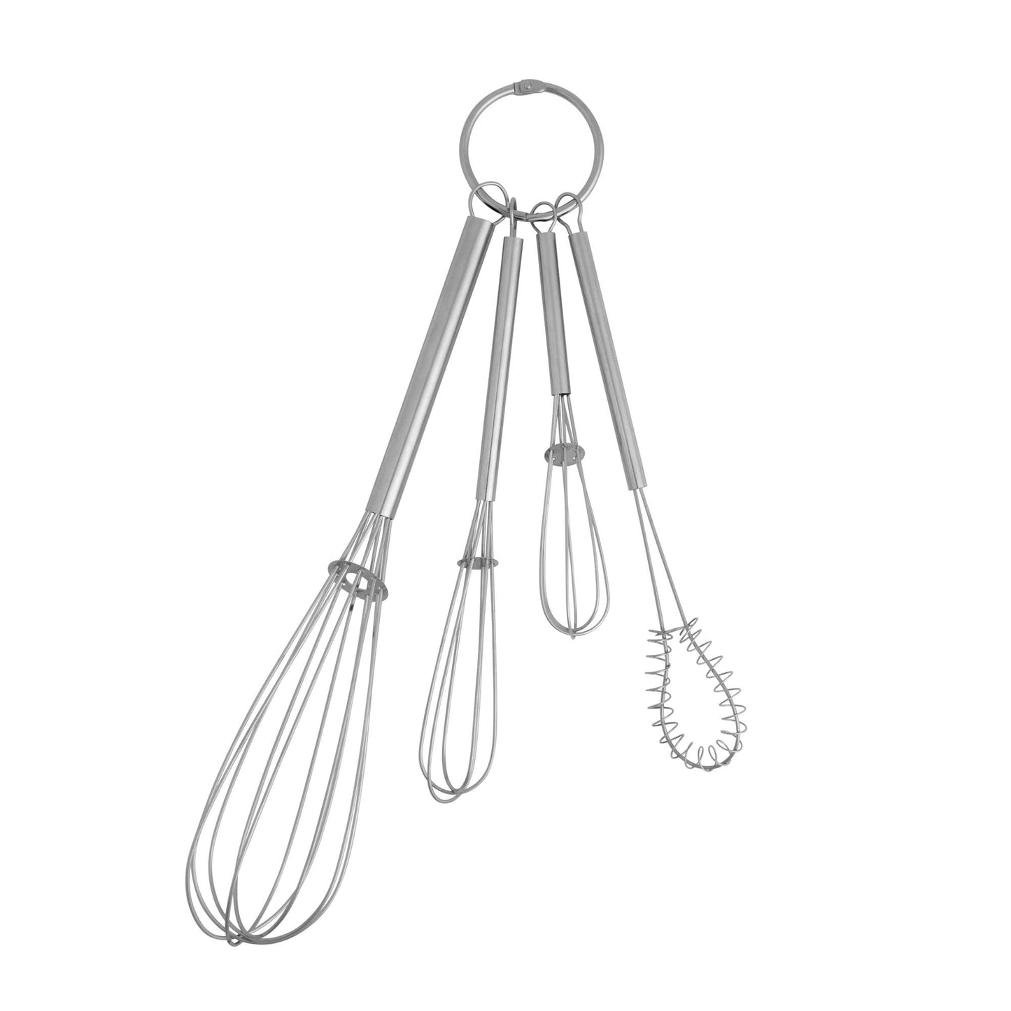 4pc Stainless Steel Mini Whisks Set