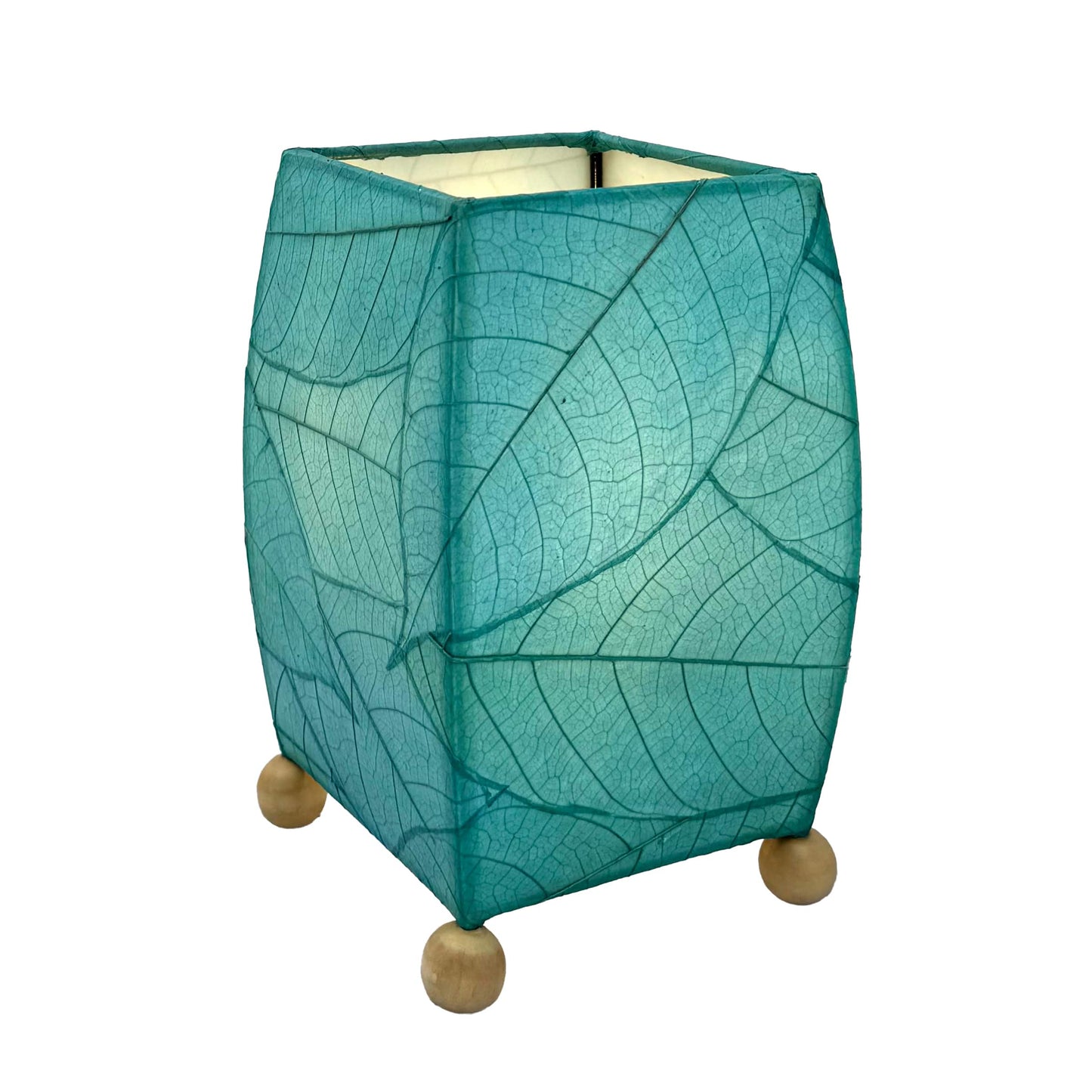 Mini Square Cocoa Leaf Lamp