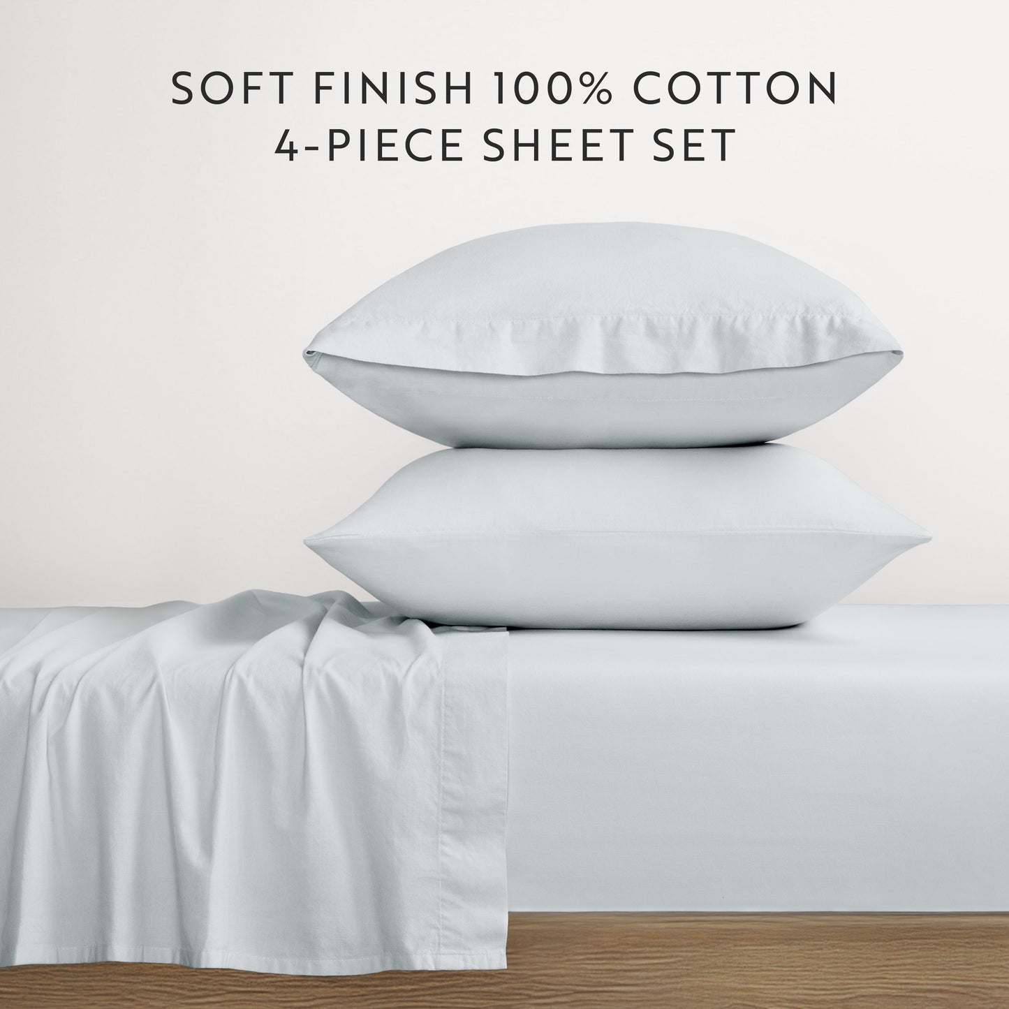 100% Cotton Percale Bed Sheet Set