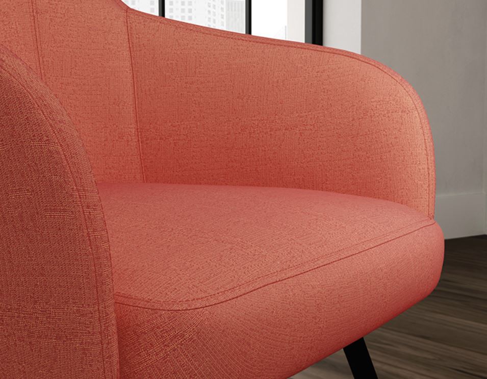 Chair Occasional Harvey Park Collection Burnt Orange