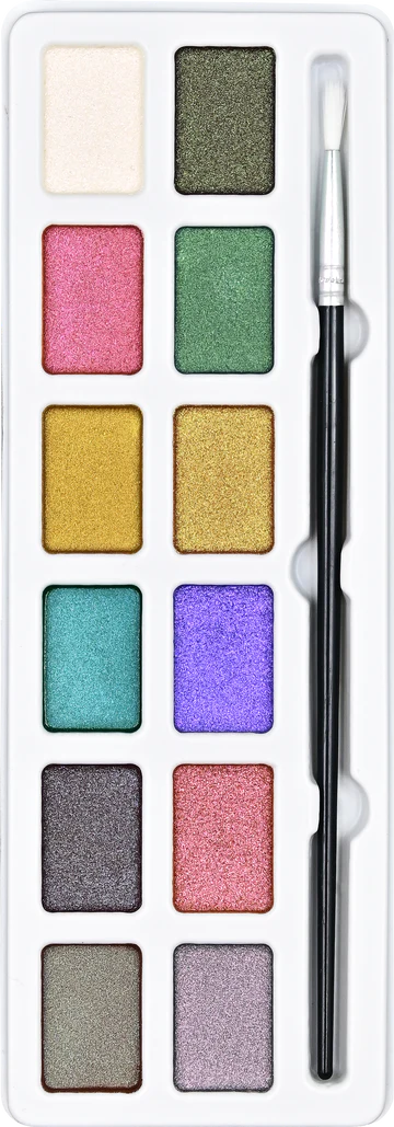 Art Center Paint Set Watercolor 12 Color Chameleon Iridescent