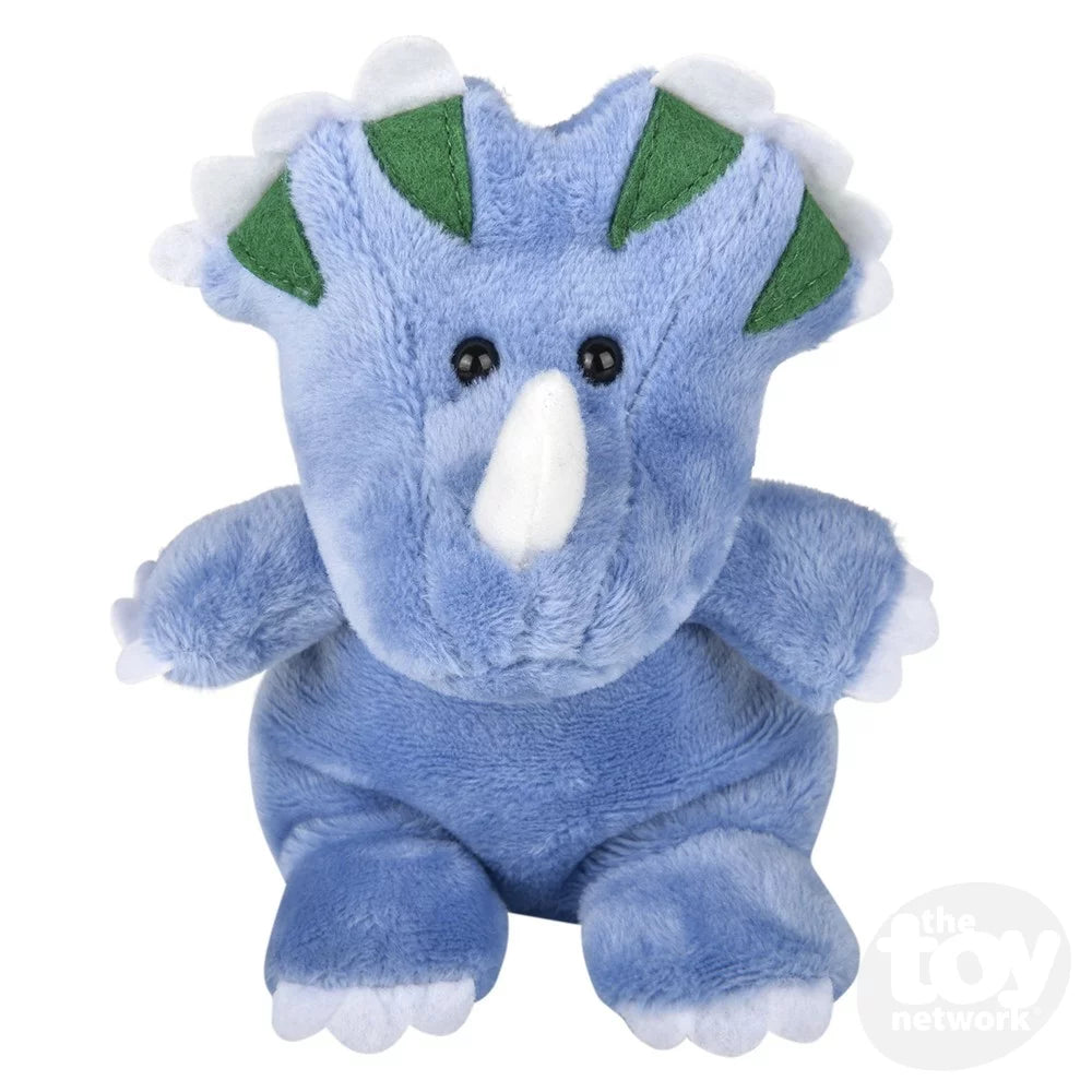 Plush Weez Bean Bag Dino Triceratops 5"