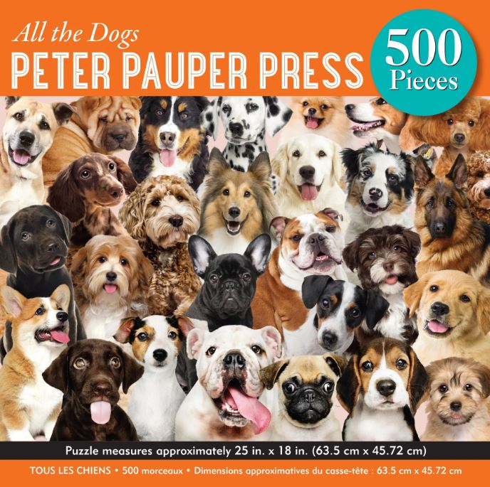 Puzzle 500 Piece All the Dogs