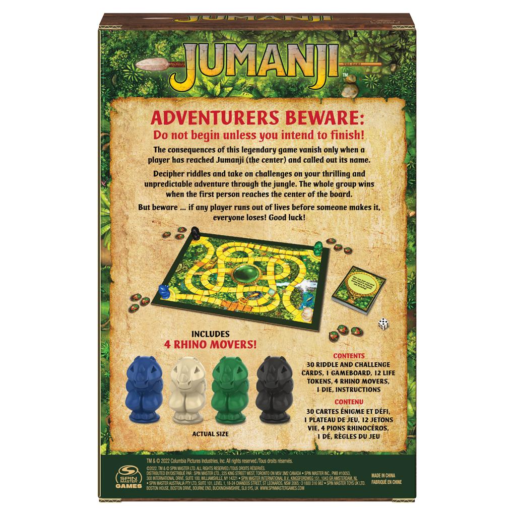 Game Jumanji
Ready to Roll - Dice & Cards