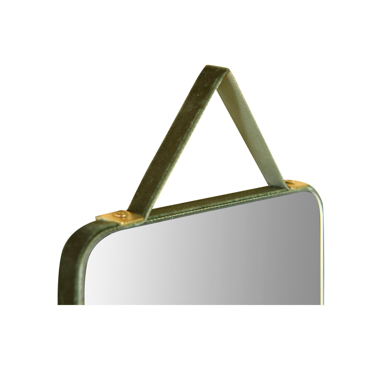 Wall Mirror Velvet Edge & Hanger