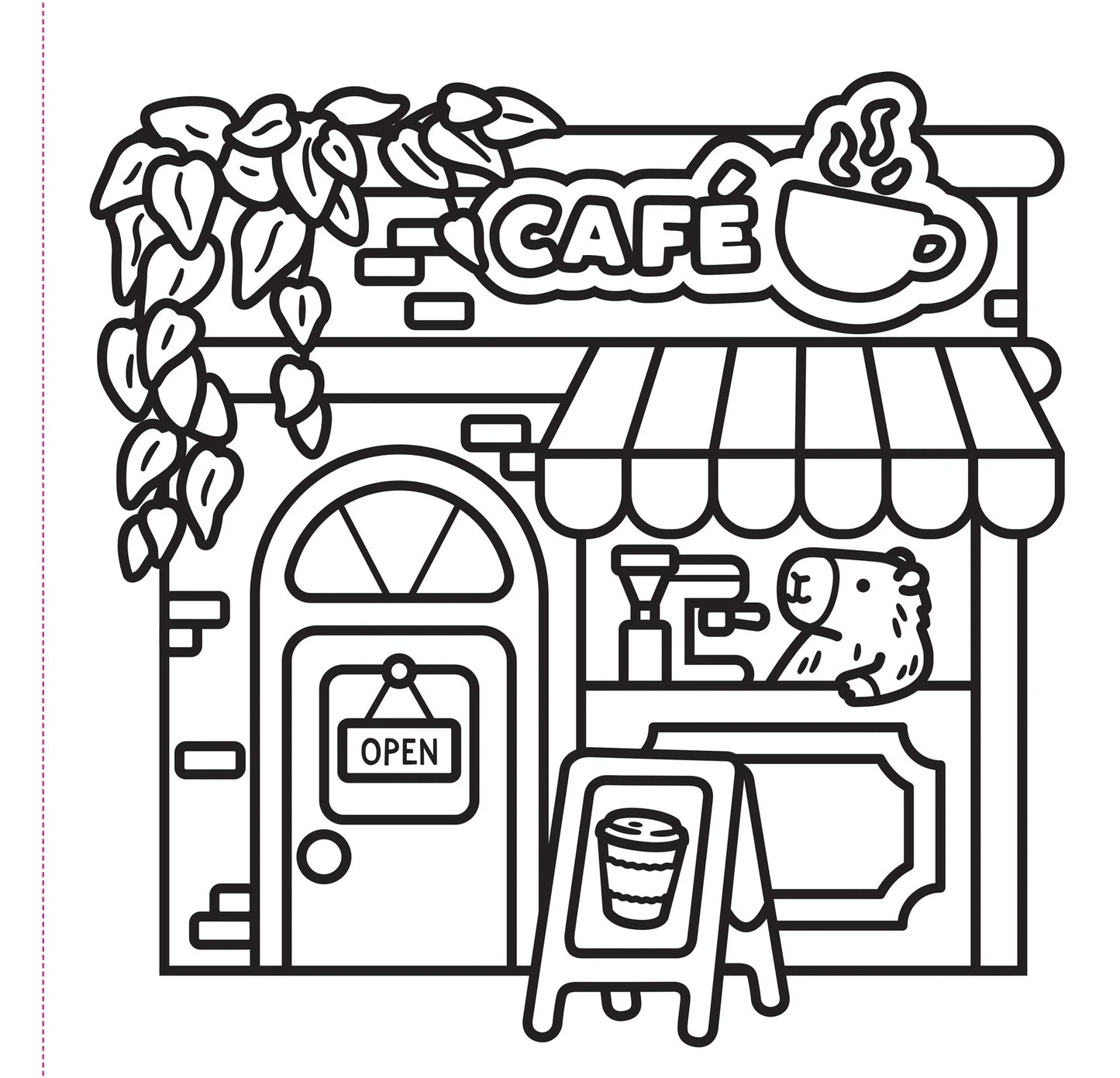 Cute & Stress Free Coloring Book Color Me Comfy