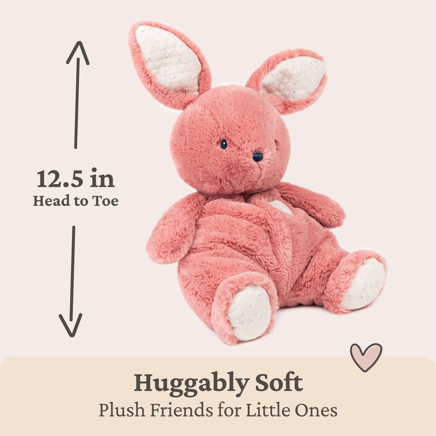 Plush Oh So Snuggly Bunny Pink 12.5"
