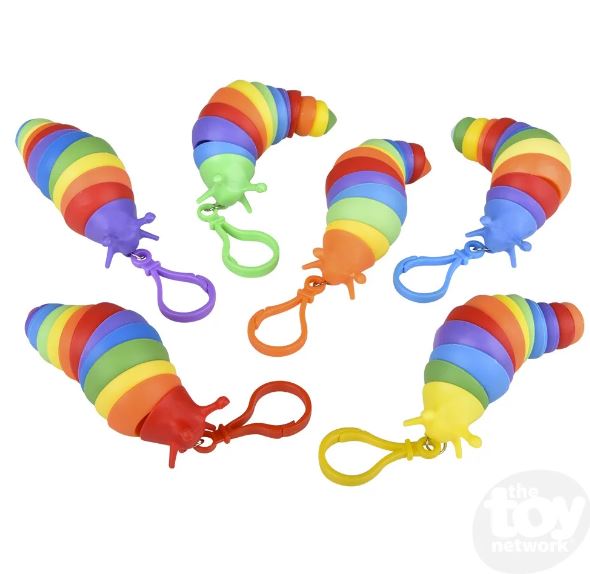 Sensory Wiggle Clip On Slug 3.75" (Sold Individually)