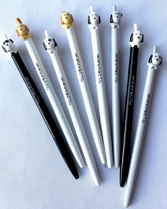 Gel Pen Dog Tail Retractable (Sold Individually)