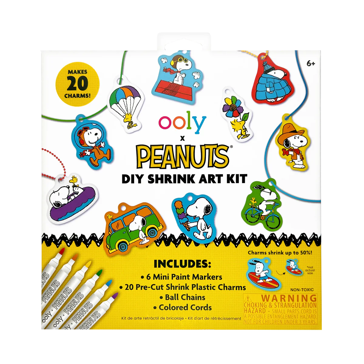 Ooly x Peanuts D.I.Y. Shrink Art Kit