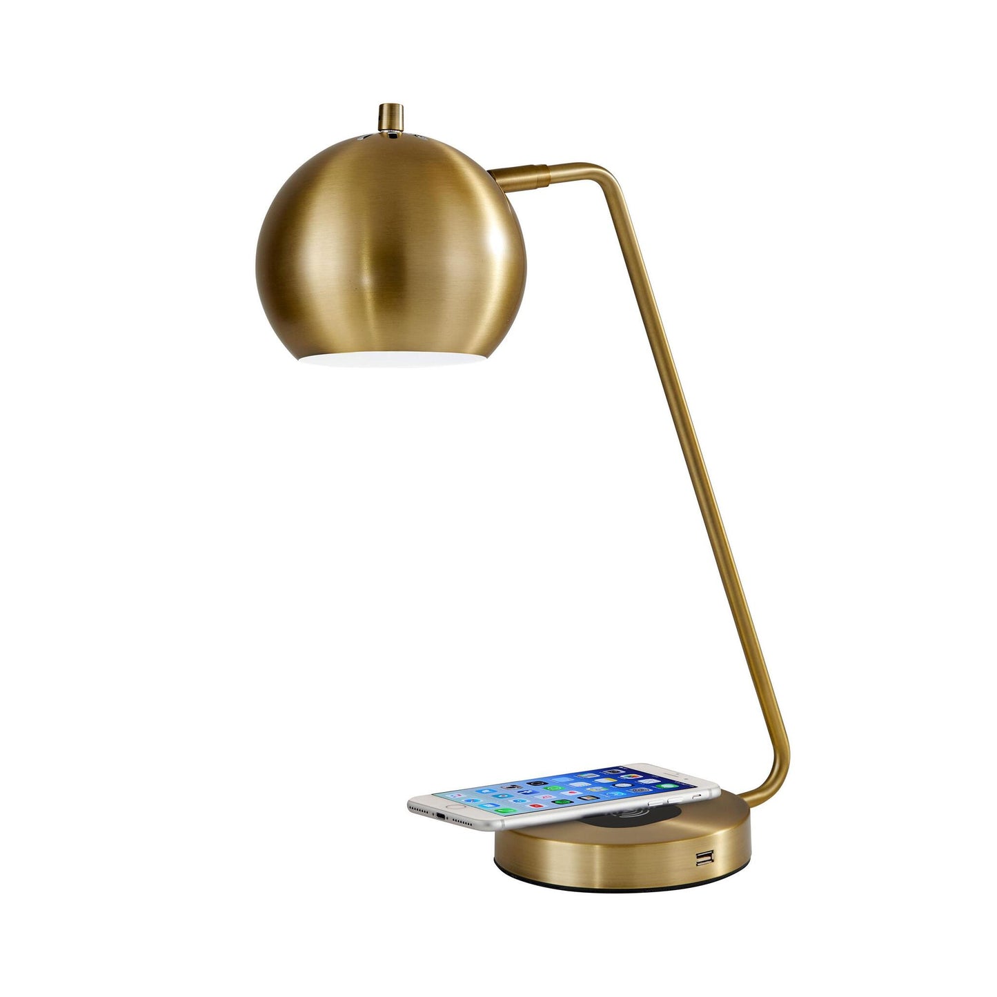 Emerson Desk Lamp in Antique Brass