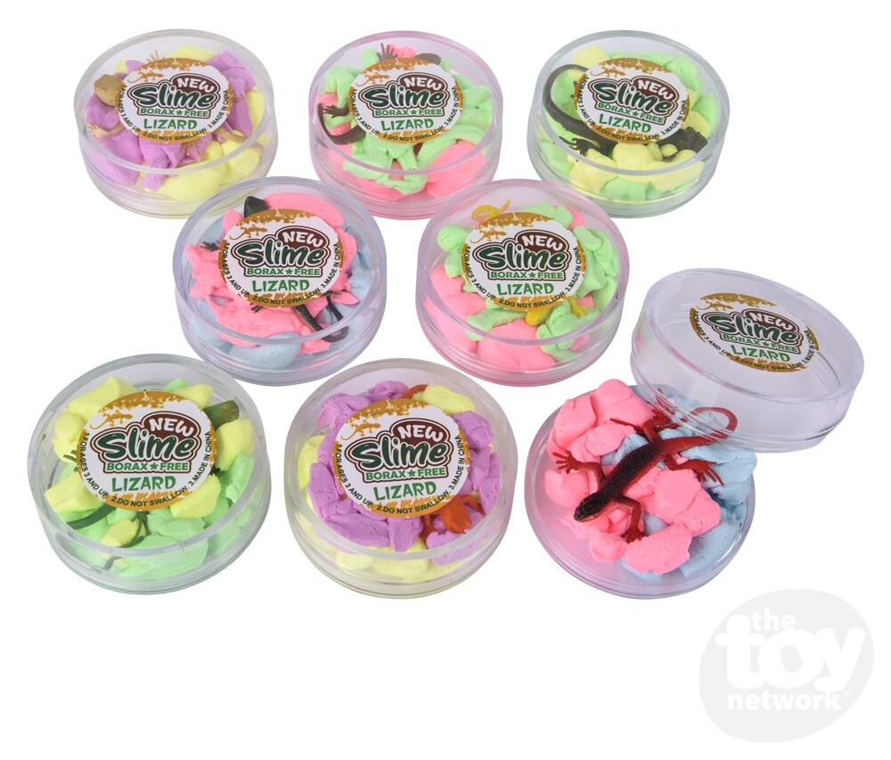 Play Clay Slime With Lizard 7" Sold Individually