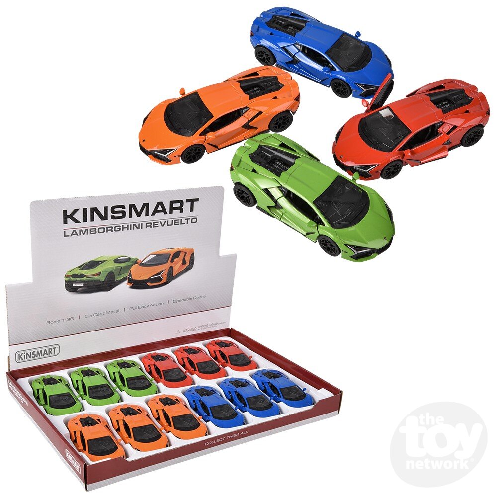 Diecast Pullback - Lamborghini - Revuelto - 5" - Sold Individually