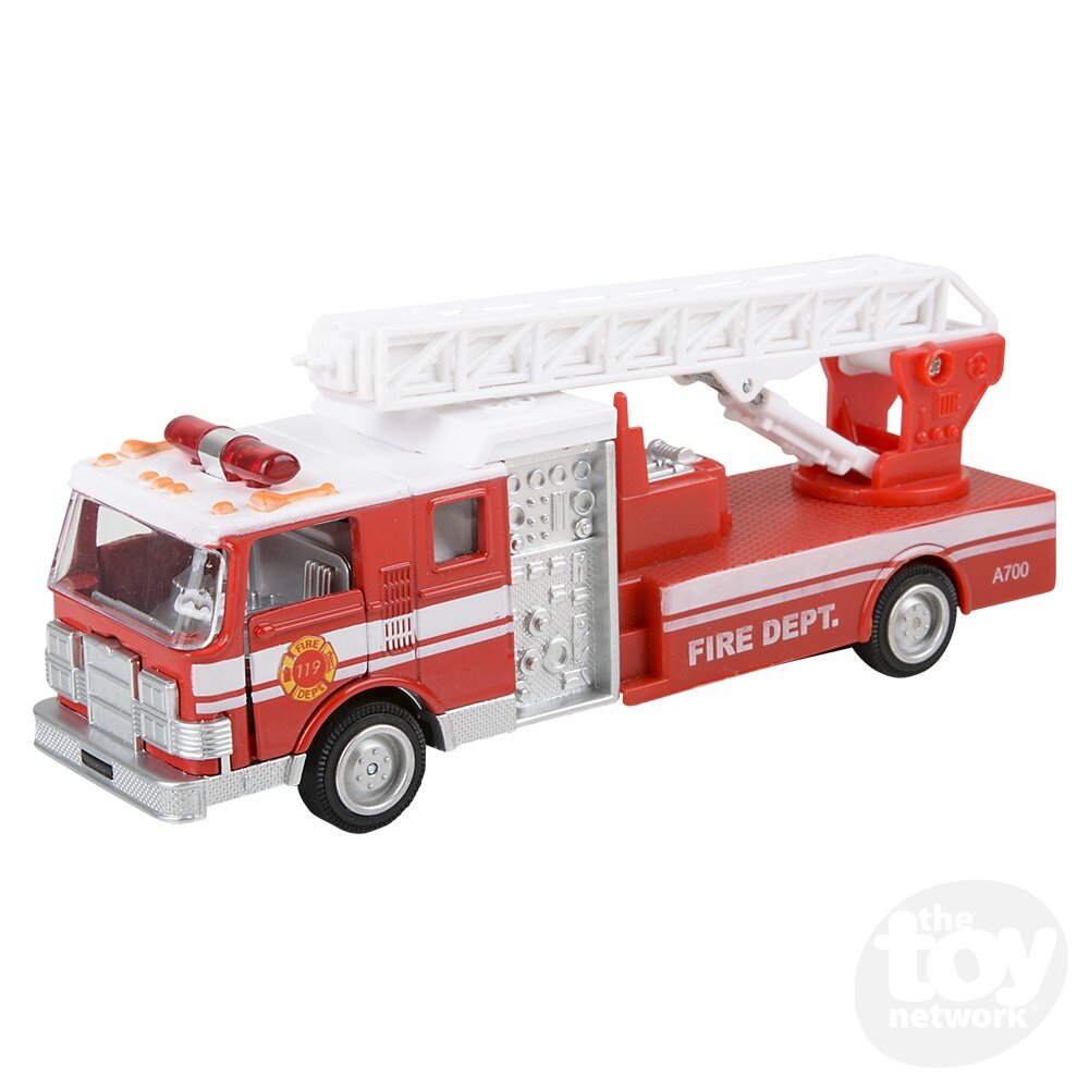 Diecast Pullback - Fire Engine - Sonic - 7"