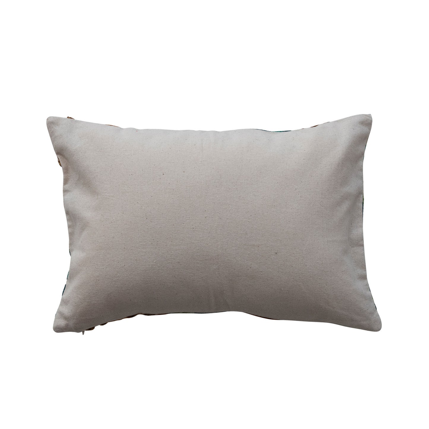 Pillow Lumbar Cotton Slub Printed Pomegranates 18" x 12"