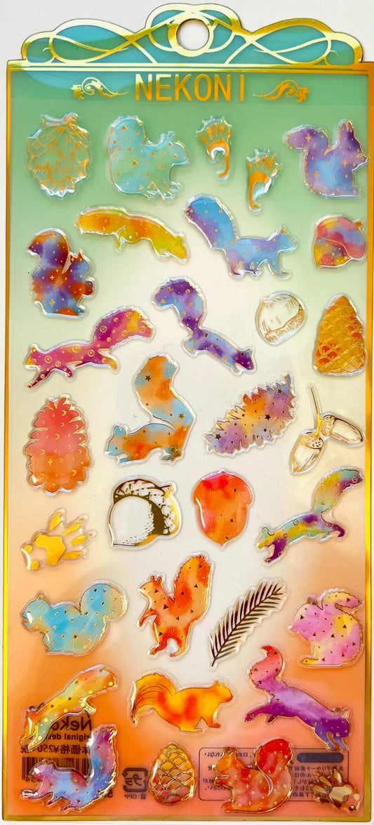 Stickers Crystal Squirrel