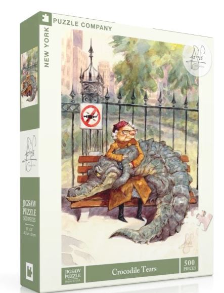 New Yorker Puzzle 500 Piece Crocodile Tears