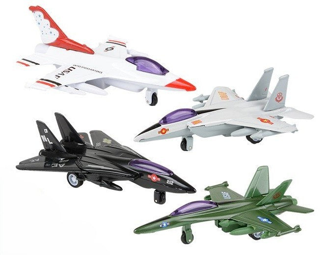 Diecast Pullback - Airplane - Fighter Jet F-14 - Tomcat - 4" - Sold Individually