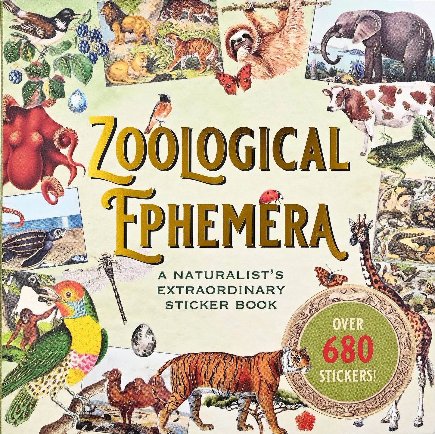 Sticker Book Zoological Ephemera