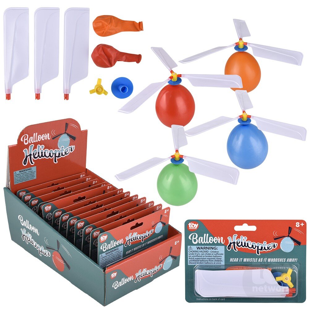 Balloon Helicopter 7" (Sold Individually)