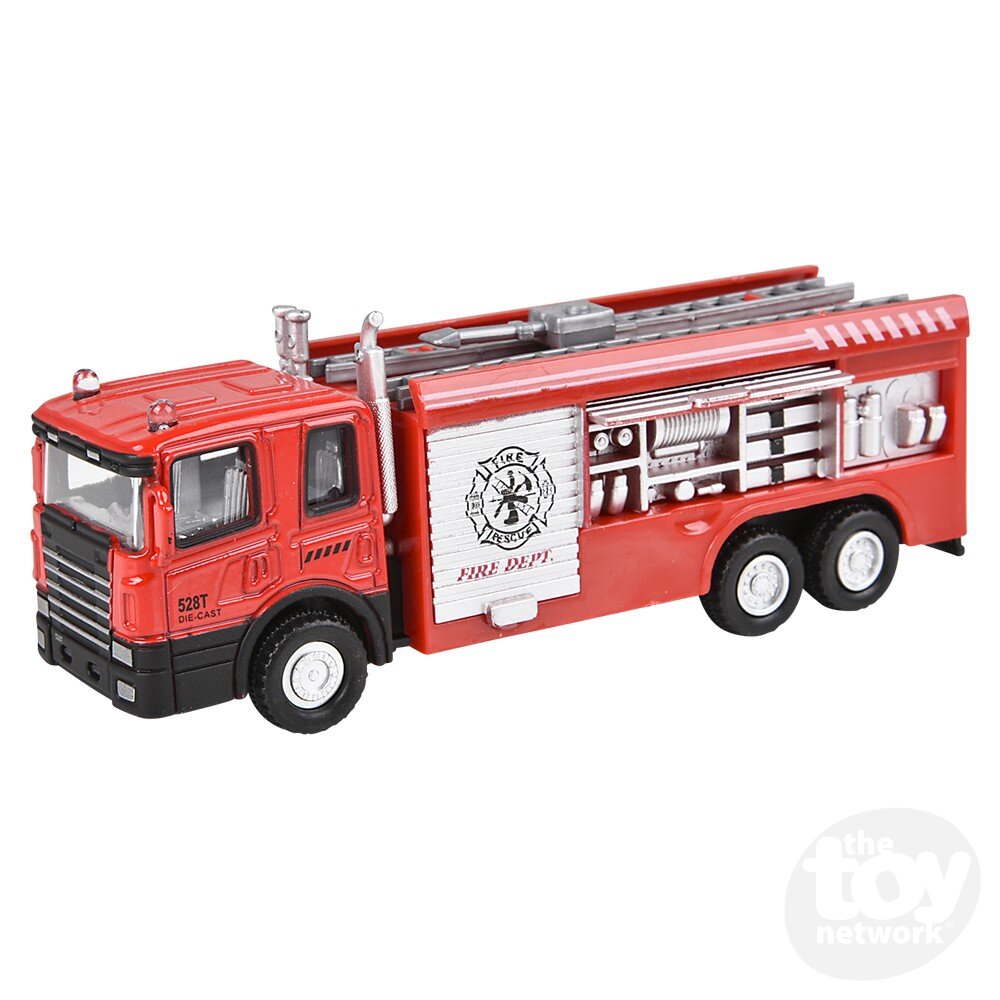 Diecast Pullback - Trucks - Various Big Rigs - 6" - Sold Individually