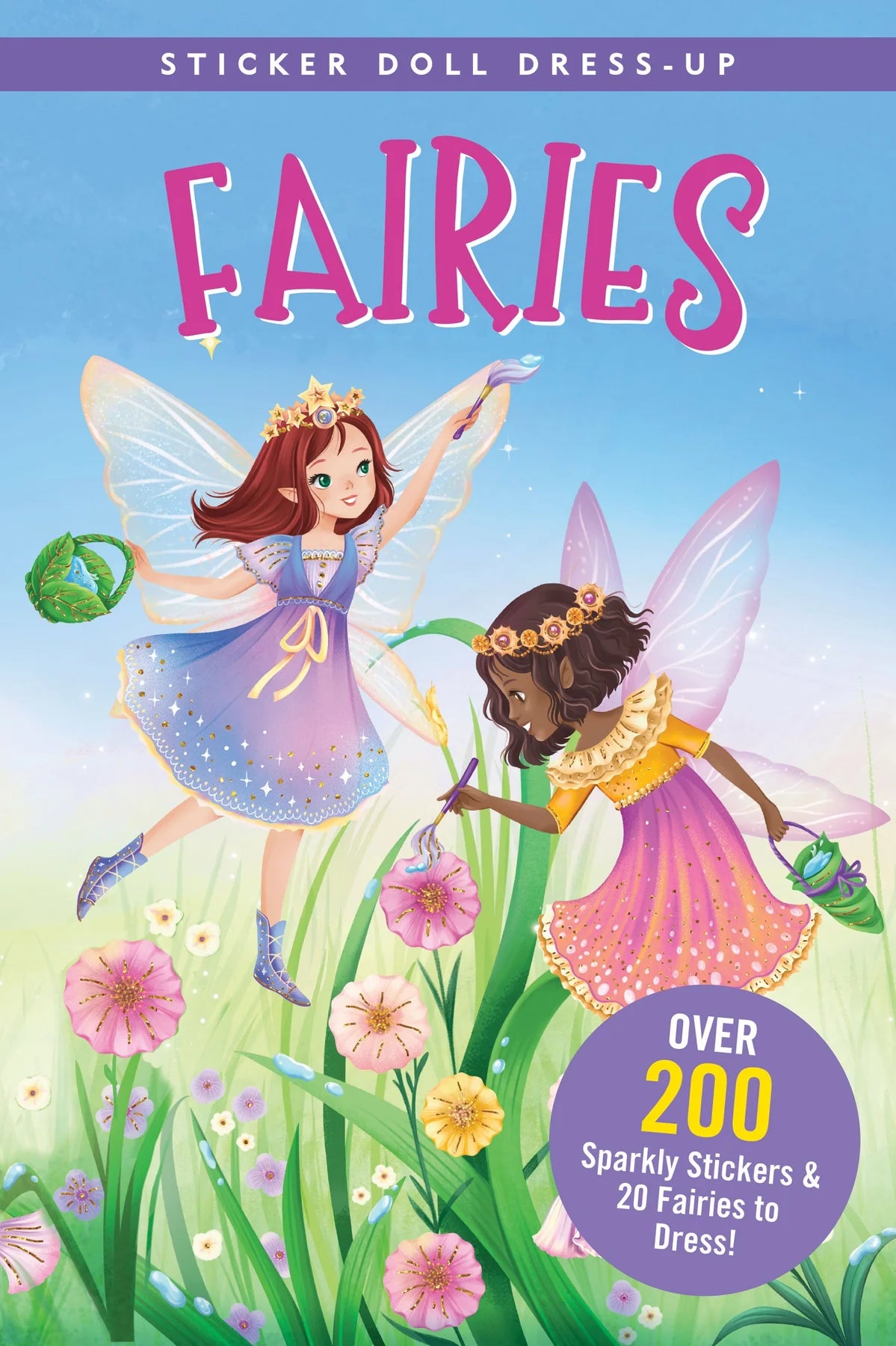 Sticker Doll Dress Up Book Fairies
