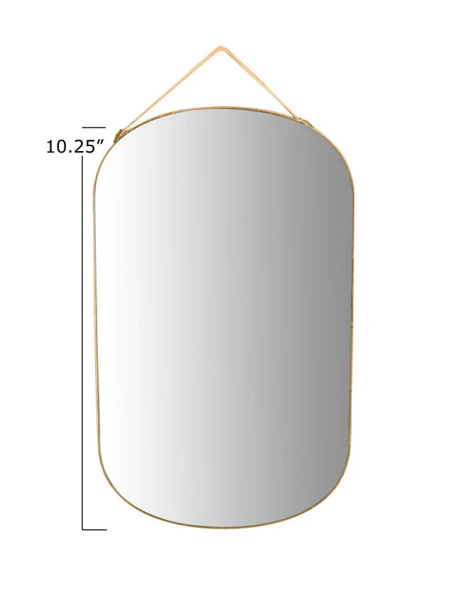 Wall Mirror Velvet Edge & Hanger