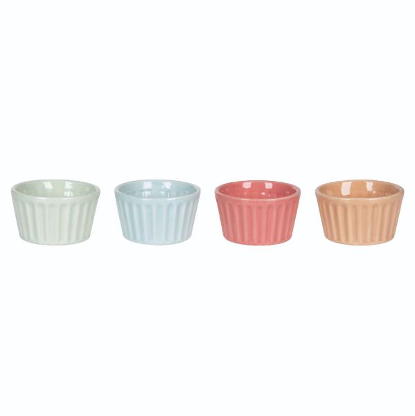 Stoneware Ramekins 4 Assorted Colors (sold Individually)