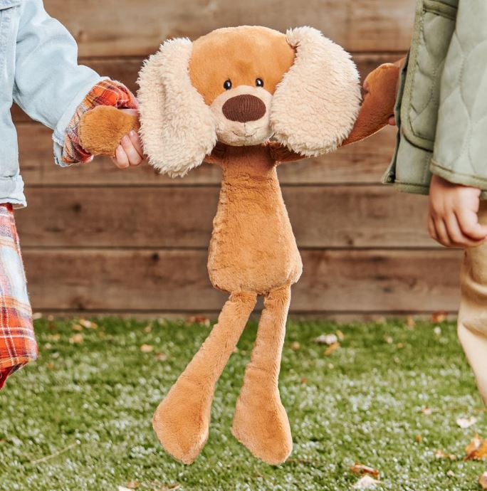 Plush Take Along Friends Puppy Dog Masi Light Brown 15"