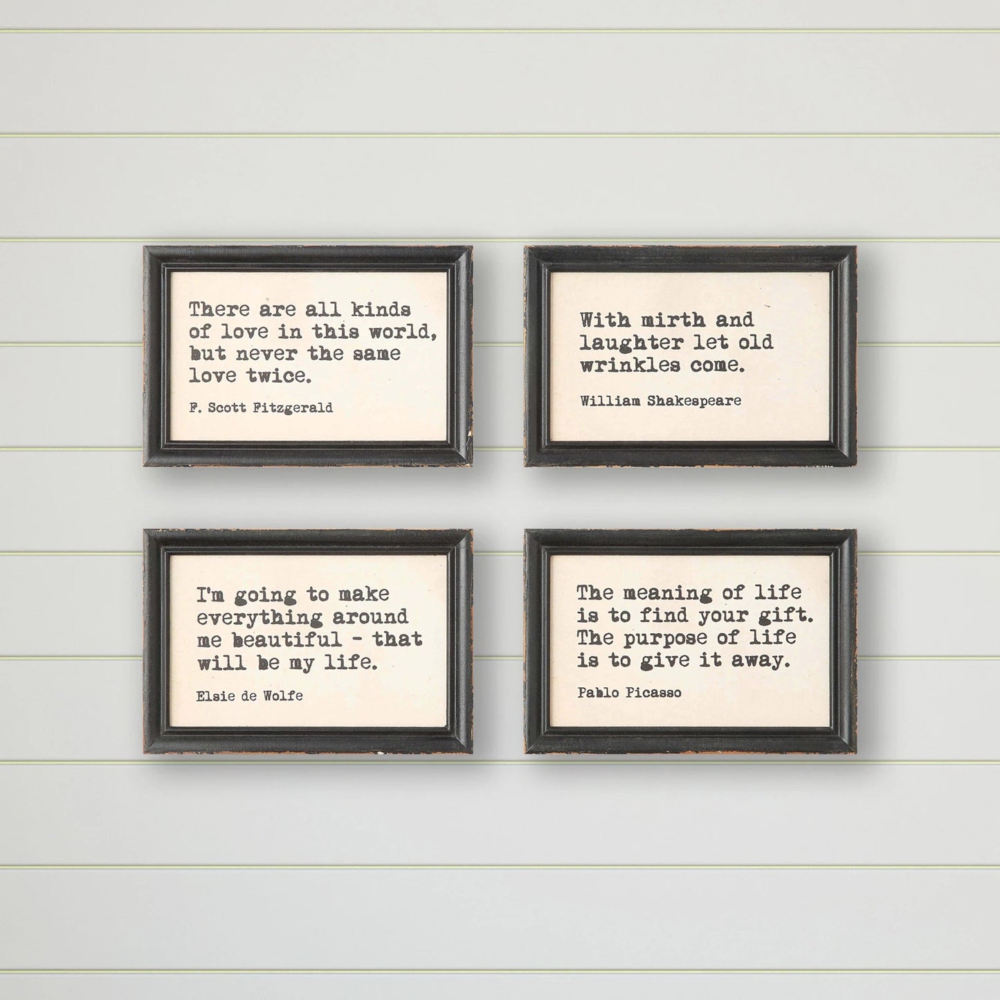 Wall Décor Wood Framed Sayings
