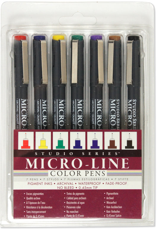 Art Center Pen Set Micro-Line 7 Colors