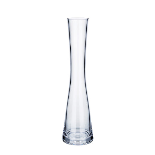 Clear Glass Vase 8x2in