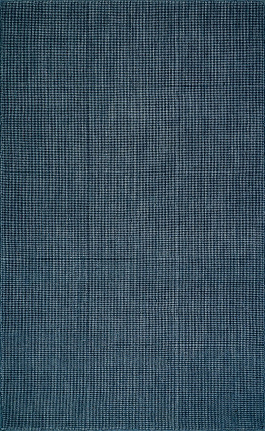 Monaco Popcorn Wool Navy Rug 2'3" X 7'6" Runner