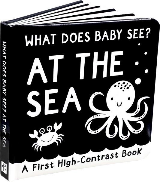First Board Book High Contrast What Does Baby See? At The Sea