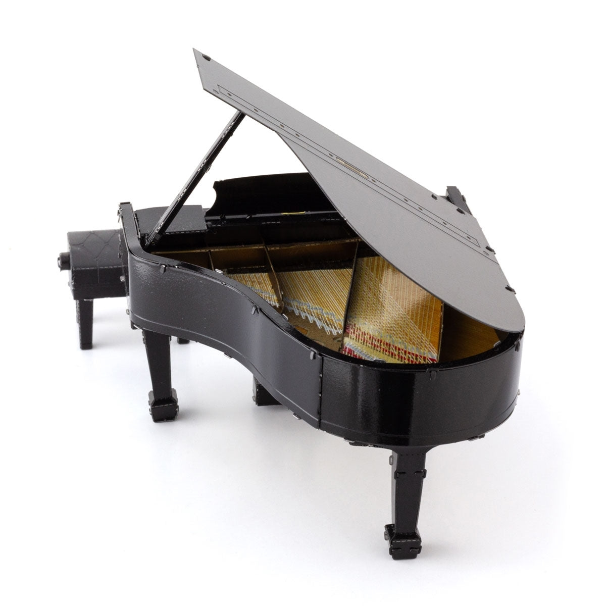Metal Model Kit Musical Grand Piano Black