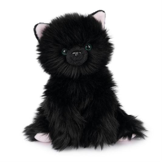 Plush Cat & Dog Collection Kitten Xavier Black 9"