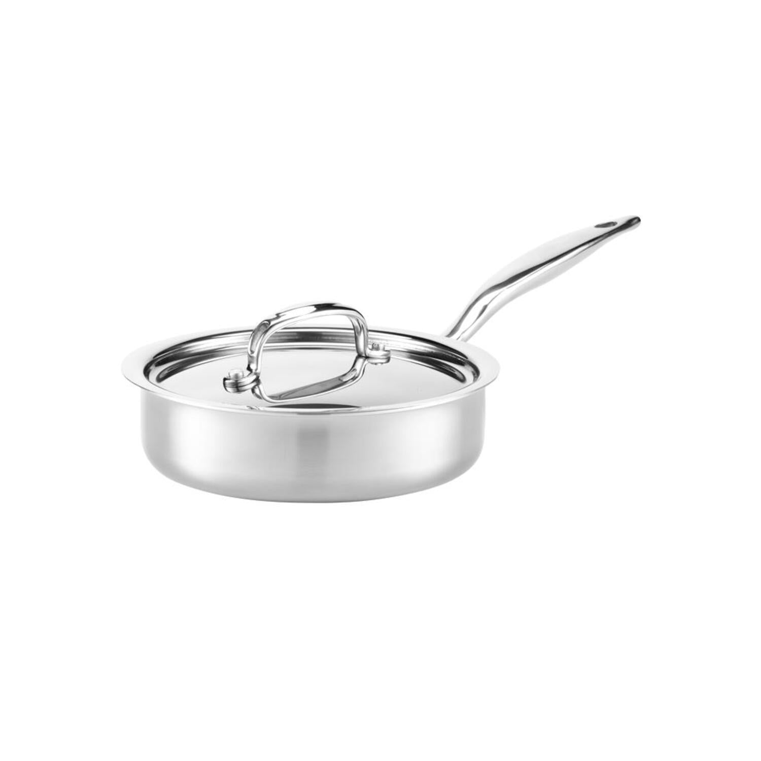 Lifetime 1.5 Qt Saucepan Surgical T-304CC 12 Element Stainless Sauté Fry  Pot Lid