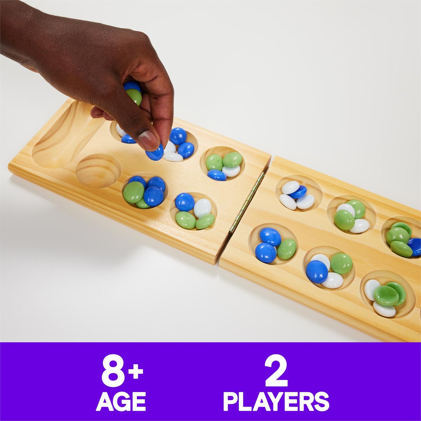 Game Cardinal Classics Mancala Folding Wood Board
