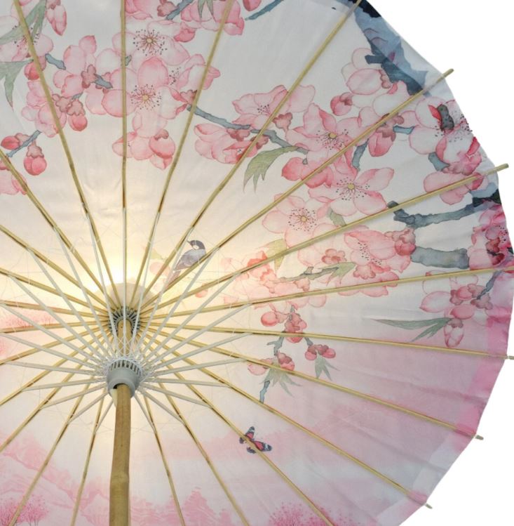 Parasol Nylon 32" Cherry Blossom Pink