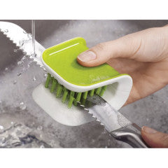 Blade Brush - Knife And Cutlery Cleaning Brush - White And Green