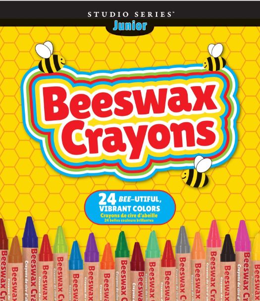 Junior Crayons Beeswax 24 Colors