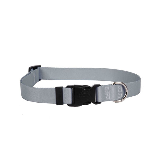 Dog Collar 1in wide Large 18inch-28inch Gray