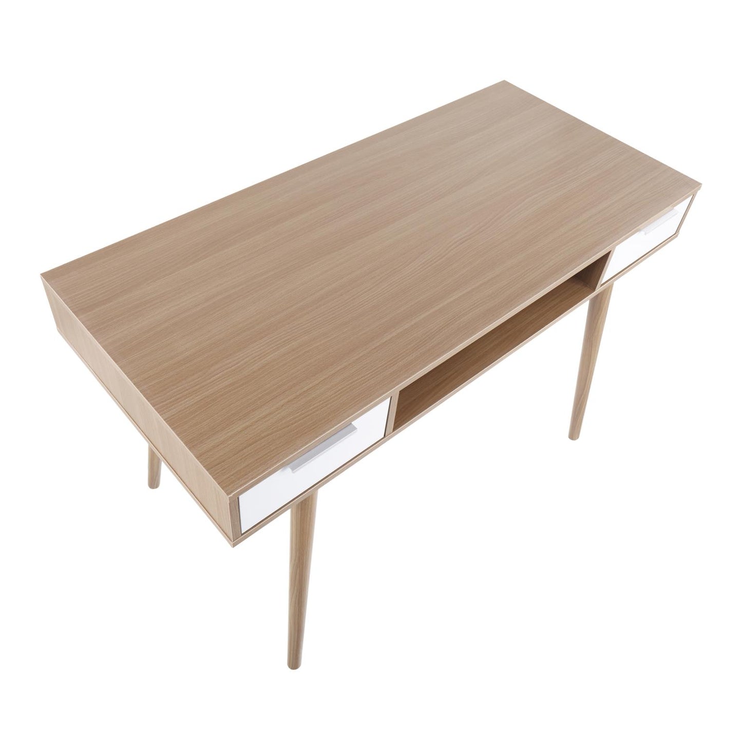 Pebble Contemporary Double Desk