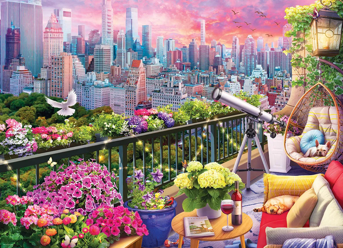 Eurographics Puzzle 1000 Piece - NY Rooftop Garden