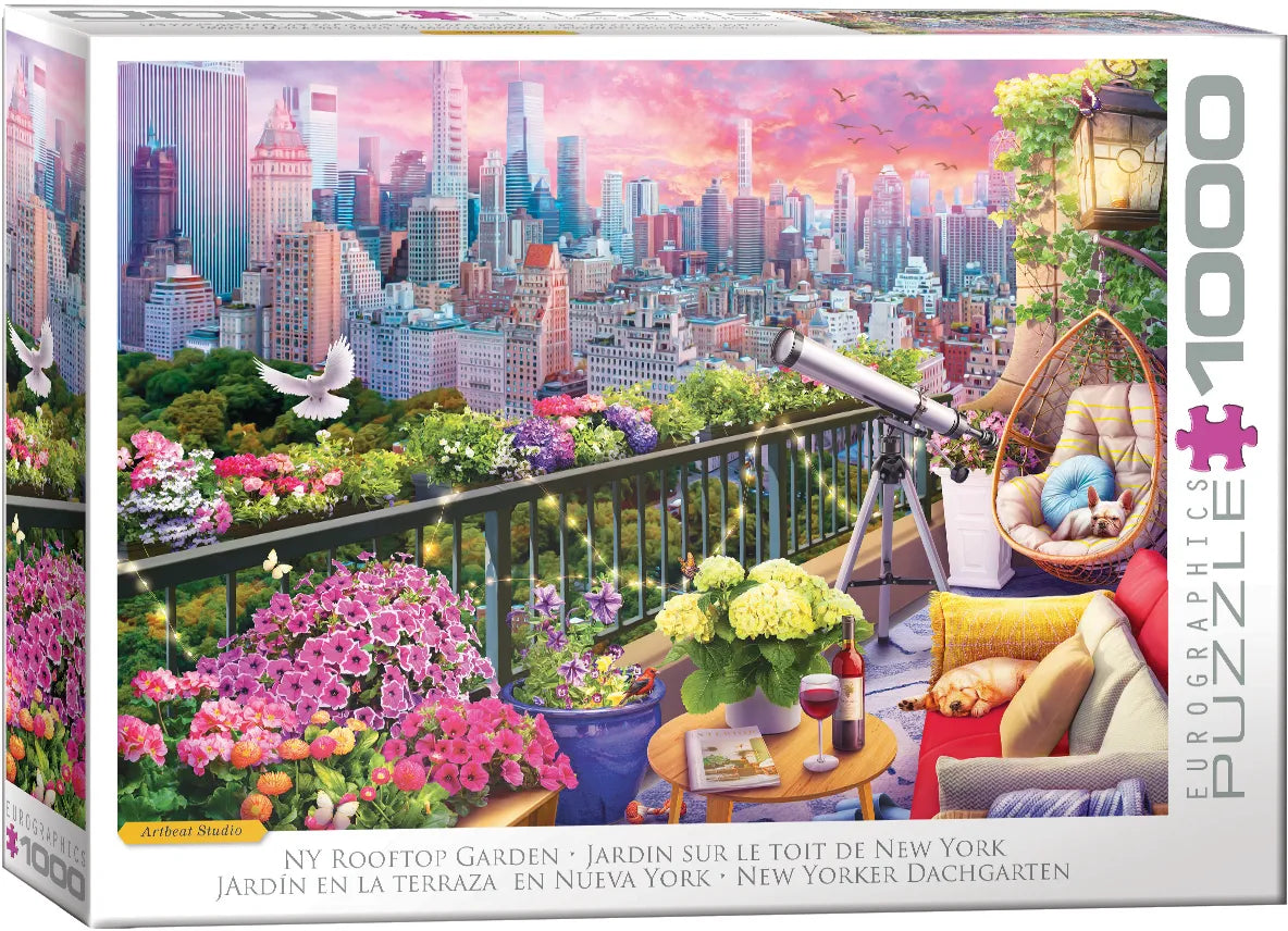 Eurographics Puzzle 1000 Piece - NY Rooftop Garden