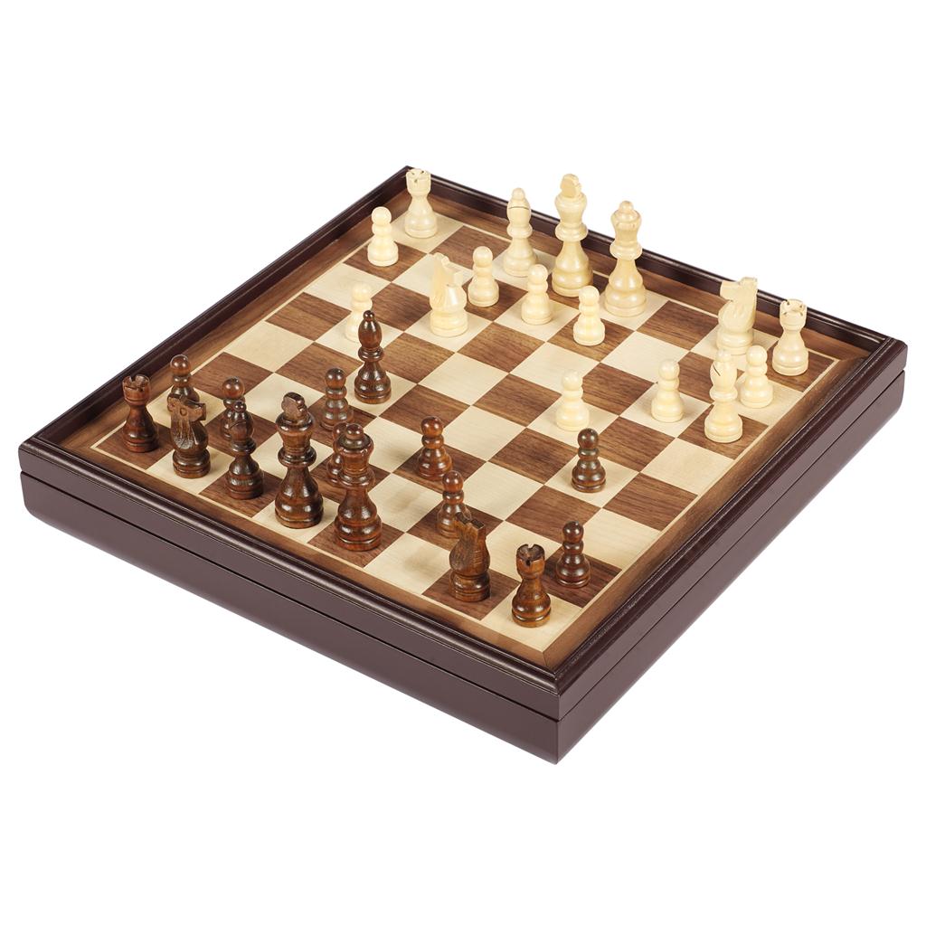 Game Cardinal Legacy Chess & Checkers Deluxe Wood Folding Board