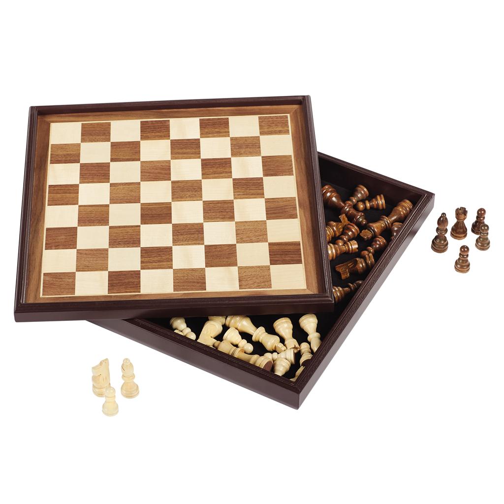 Game Cardinal Legacy Chess & Checkers Deluxe Wood Folding Board