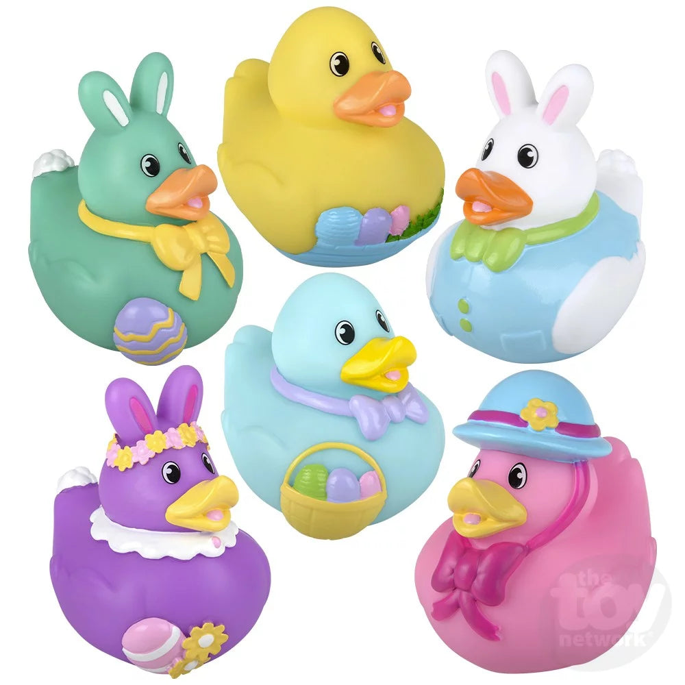Easter Rubber Duck 3.5" Sold Individually
